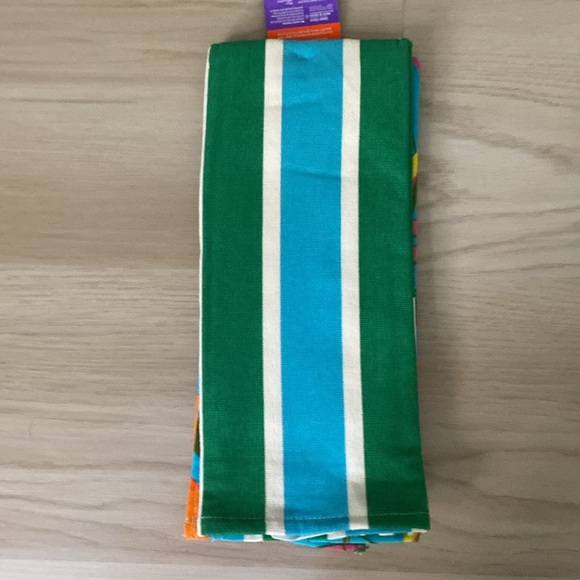 Target Tabitha Brown Vibrant Fruit and Blocked Striped Kitchen Hand towels - Picture 8 of 11